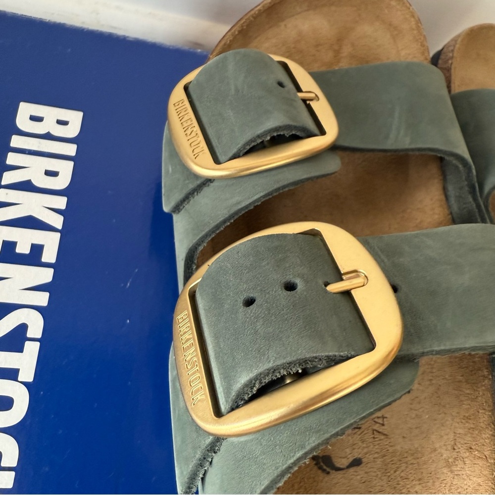 Birkenstock Arizona Big Buckle Sandals Nubuck leather EU40 - Picture 6 of 11